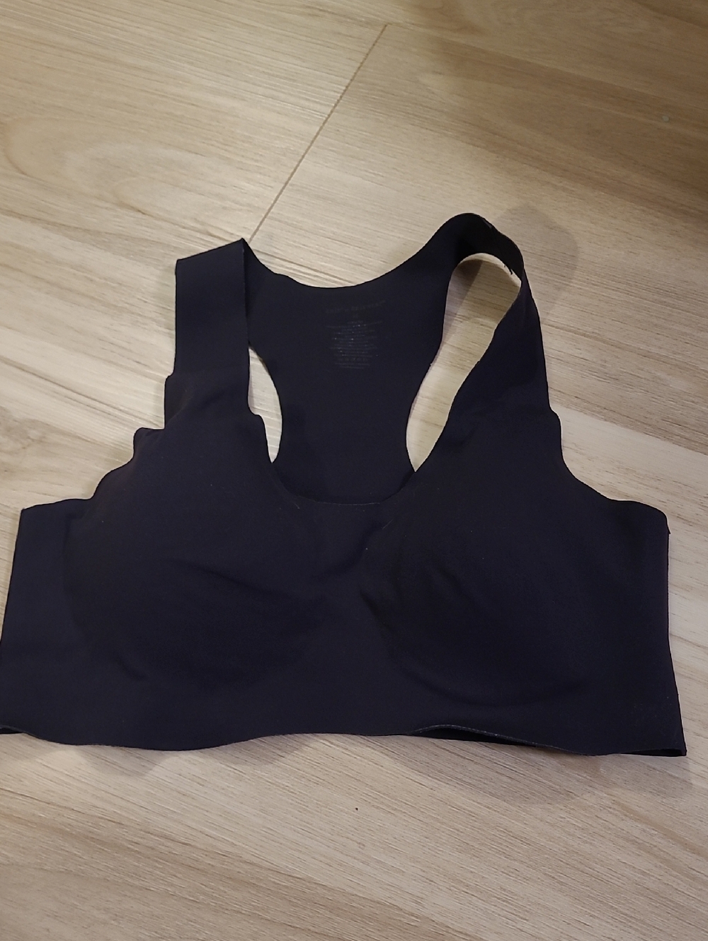 Knix Black Seamless Racerback Sports Bra - Women Intimates